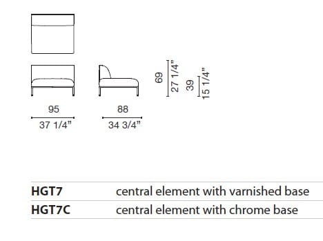 Ткань диван CAPPELLINI High Time ARCH-00020176 - Вид №7