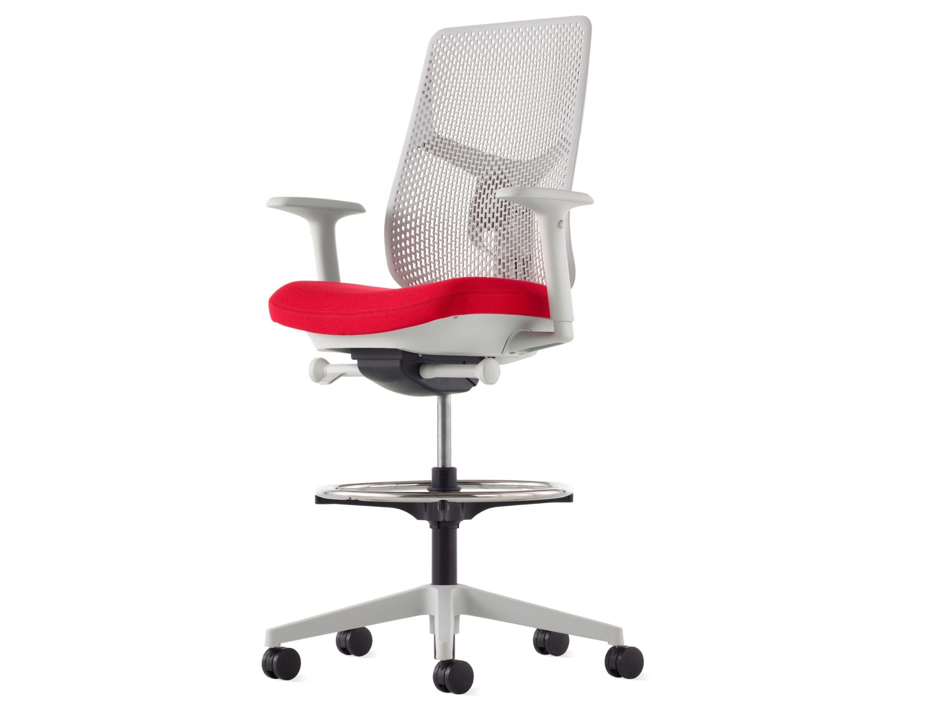 Регулируемый по высоте офисный стул из смолы с подставкой для ног Herman Miller VERUS ARCH-00151245