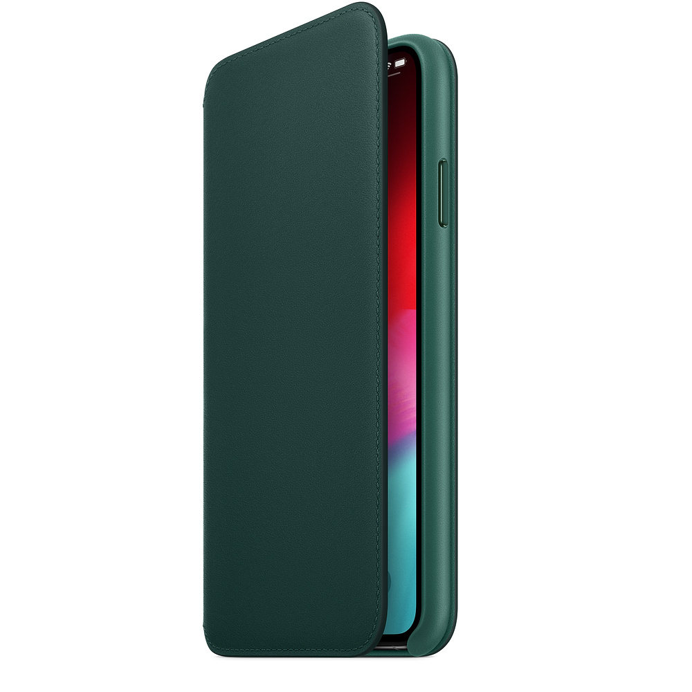 MRX42ZM/A Iphone xs max leather folio - forest green Apple Santreyd  - Вид №4