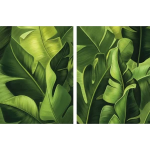 Картина модульная Листья 45x60 см 2 шт.