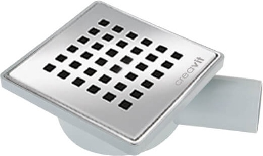 Металлический каркас из нержавеющей стали с пластиковым корпусом со стороны выпускного отверстия в полу / FH262 Creavit  - Вид №1