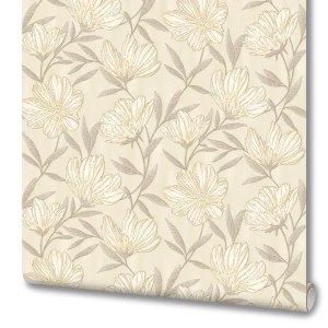Обои флизелиновые Euro Decor Crocus бежевые 1.06 м 7011-01 82377879 STLM-2089824