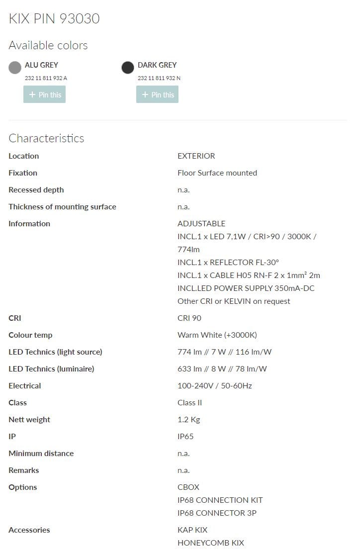 Светодиодный световой столб Deltalight Kix ARCH-00064245 - Вид №16