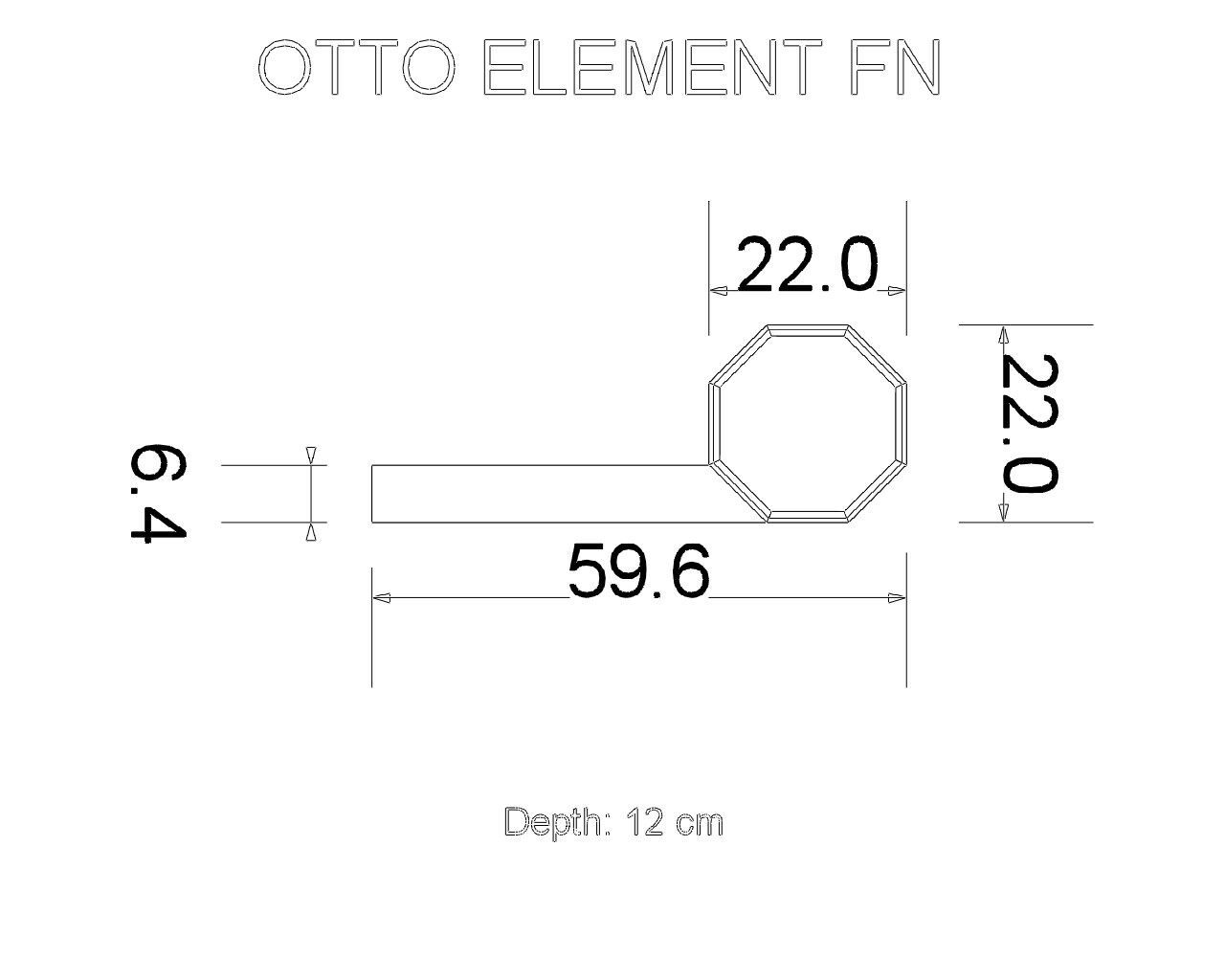 Полка из ореха и ясеня Deodara восемь ARCH-00041659 - Вид №15