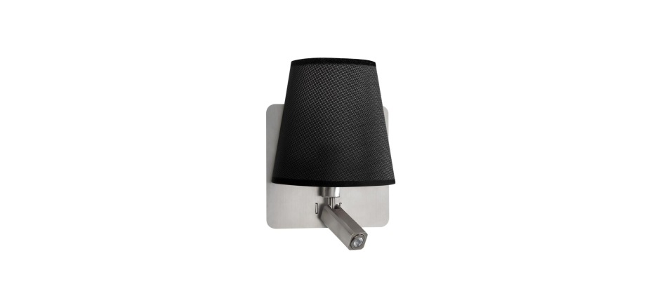 066140 Бра с ридером 5231 черное Mantra Bahia - Вид №1