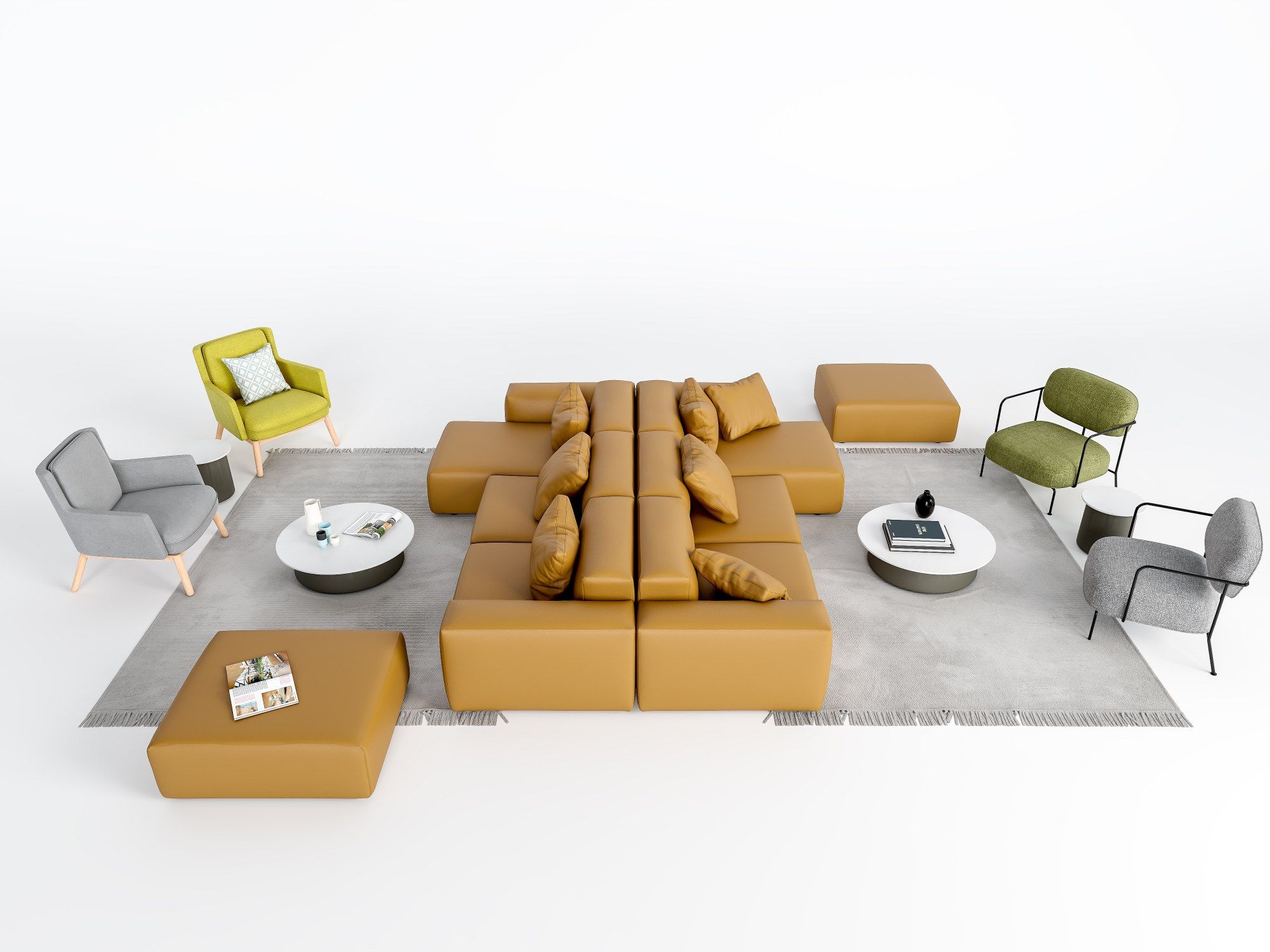 Ткань диван Grado Design Fatty ARCH-00070900 - Вид №7