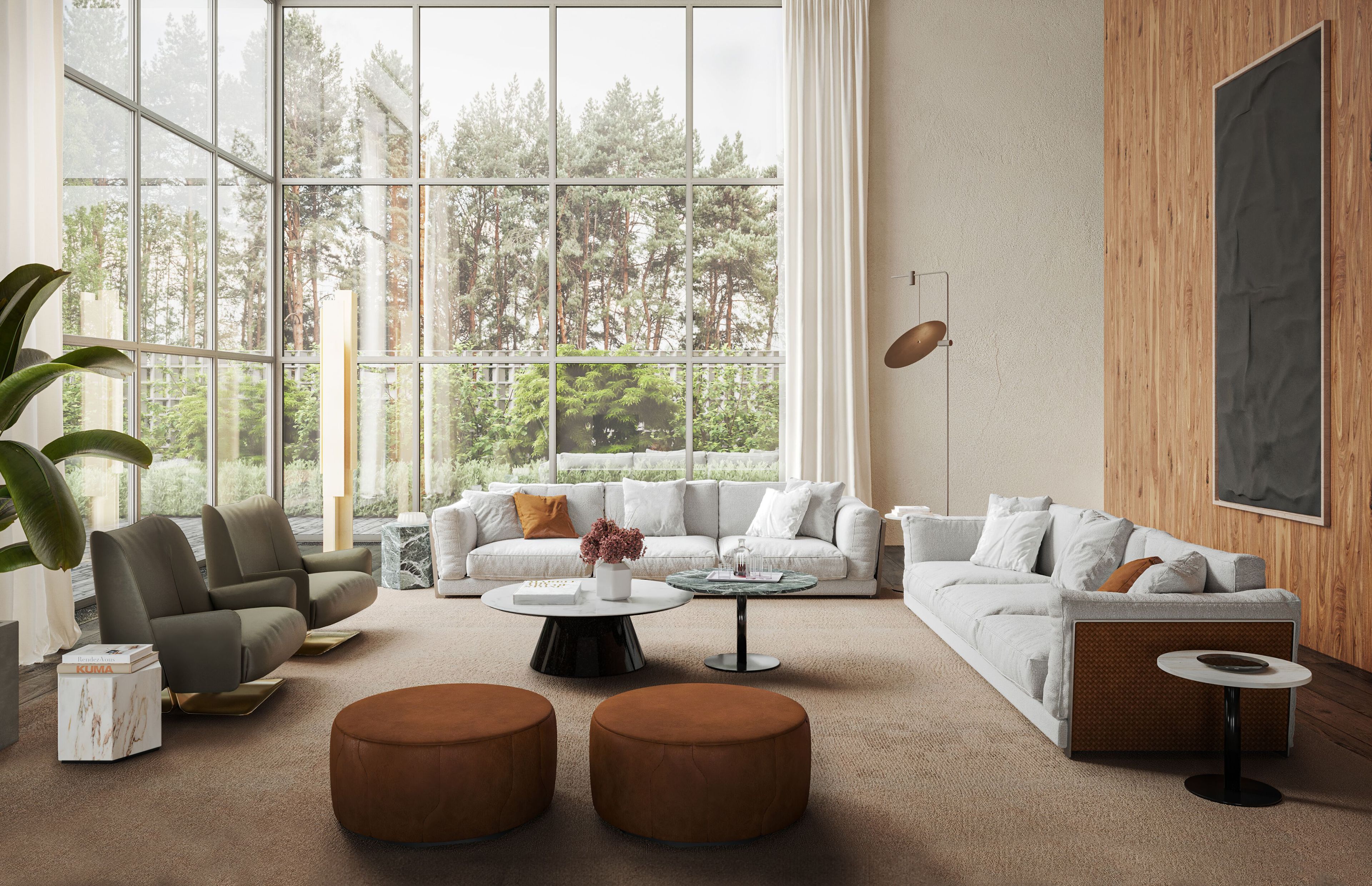 Мраморный шестиугольный журнальный столик Formitalia EXA ARCH-00121691 - Вид №1