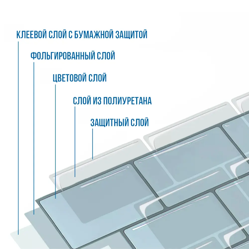 Santreyd 3D мозаика для стен - самоклеящиеся панели красного цвета 89379608 STLM-1364115 - Вид №3