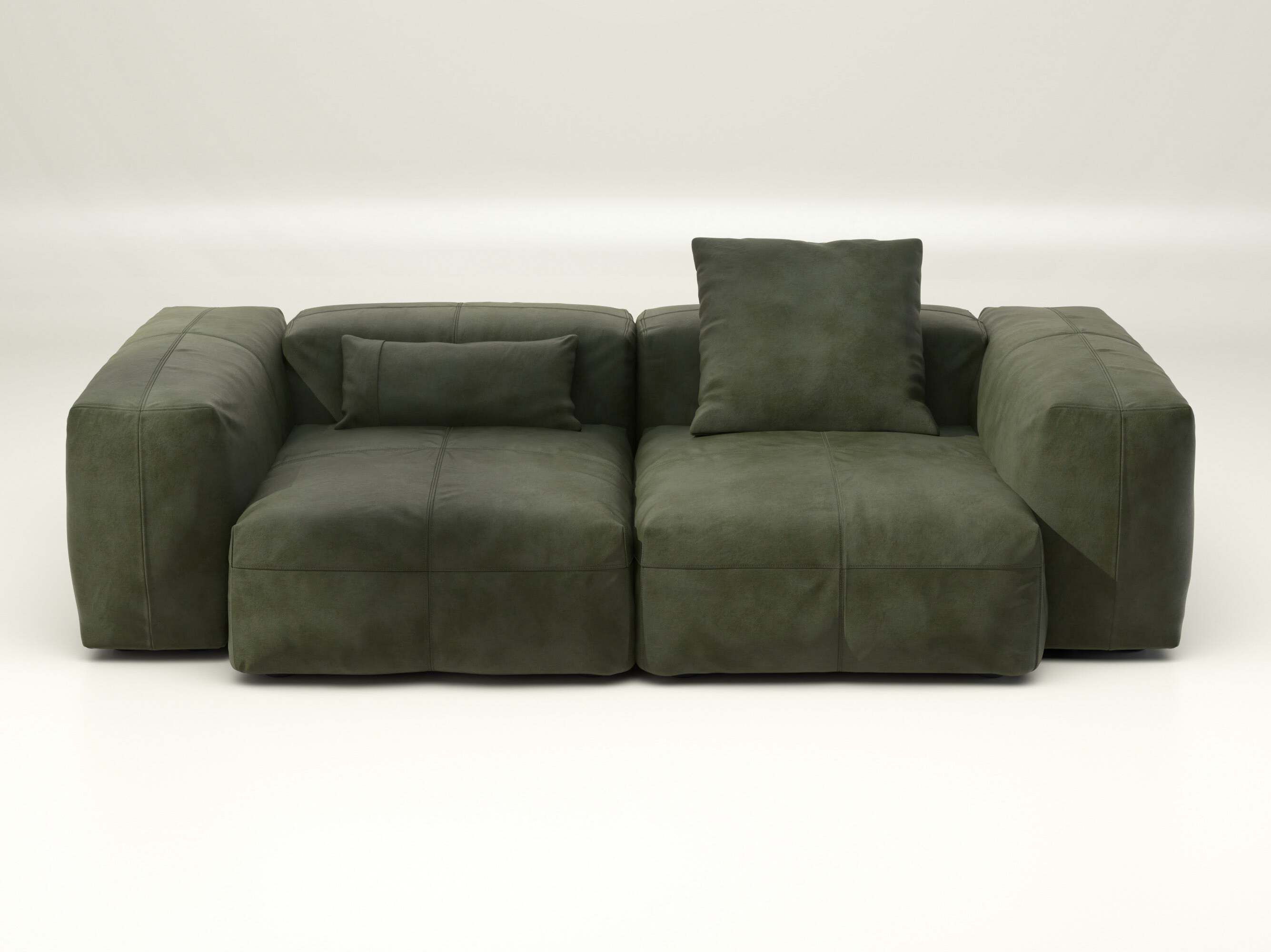 Кожаный модульный диван vetsak Leather ARCH-00007385