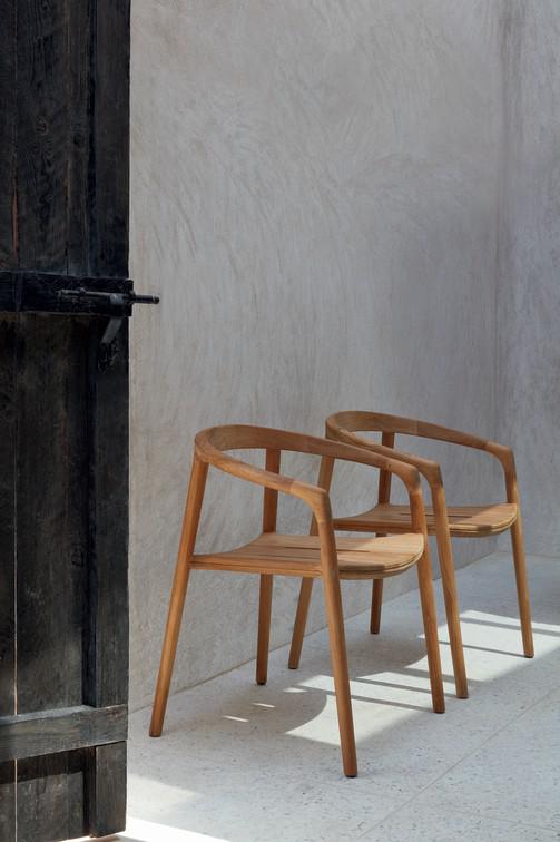 Табурет 47 teak nero Manutti Solid MNST04 - Вид №24