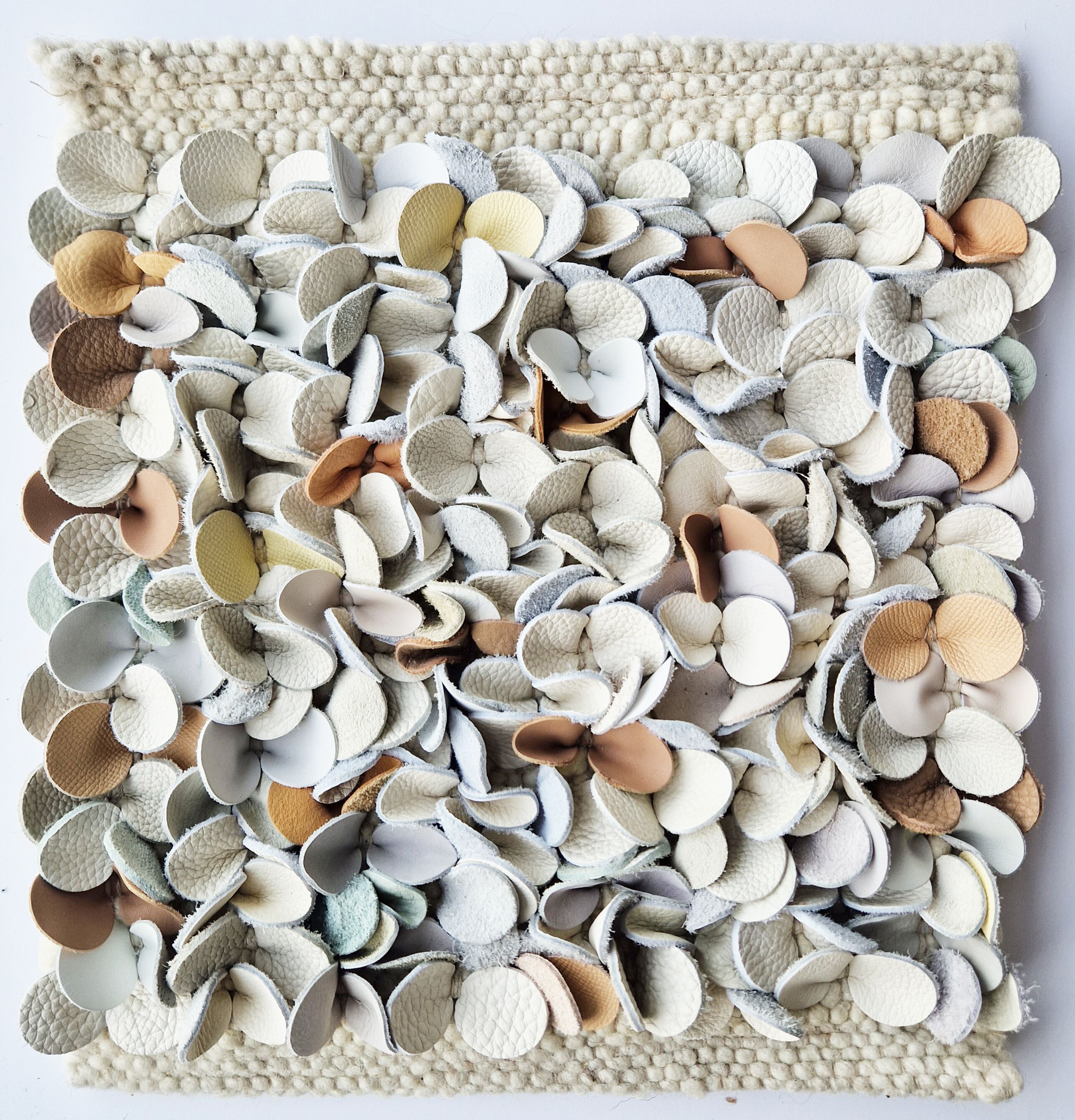 Кожаный коврик ручной работы Huqrugs FERAXI ARCH-00091677 - Вид №4