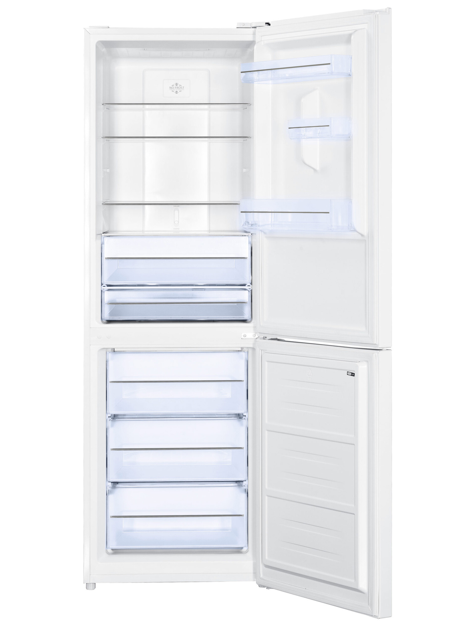 8192448 Холодильник с морозильником   KRAFT TNC-NF401W белый STDN-0052272 - Вид №1