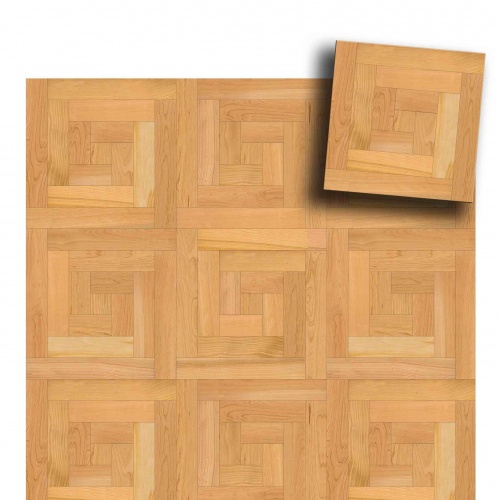 Художественный паркет Da Vinci Щитовой 26-454 Дуб (Гладкая) 500х500 мм 26010454 - Вид №1