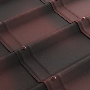 Лист Ондувилла 400x1070 мм красный