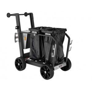 1456 FLORA Профессиональная уличная тележка дворника FLORA Accurato Metropol для уборки мусора вместимость 240 л.