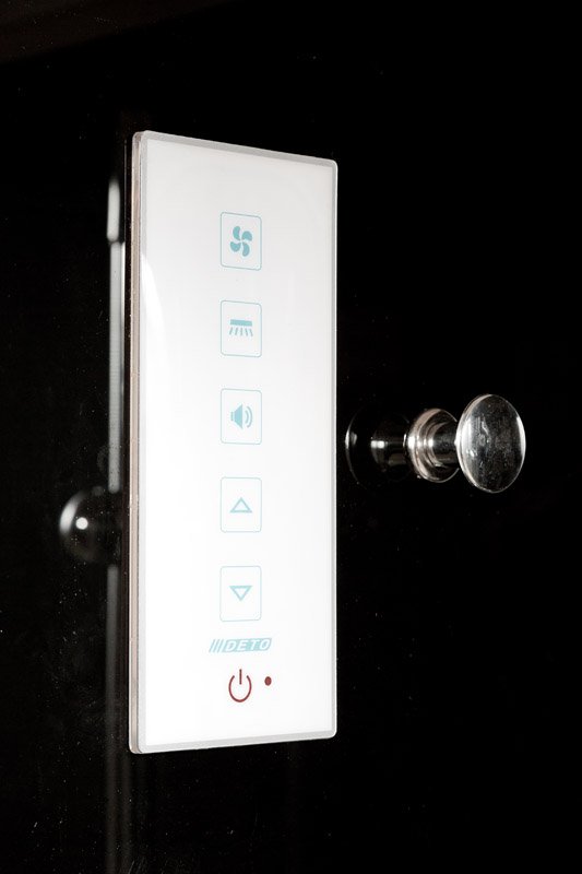 D90S LED Душевая кабина DETO Серия D B09S LED BLACK - Вид №21