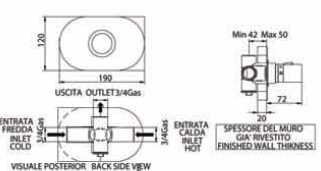 8249200006PO-1 Смеситель Bandini Eden Santreyd - Вид №1