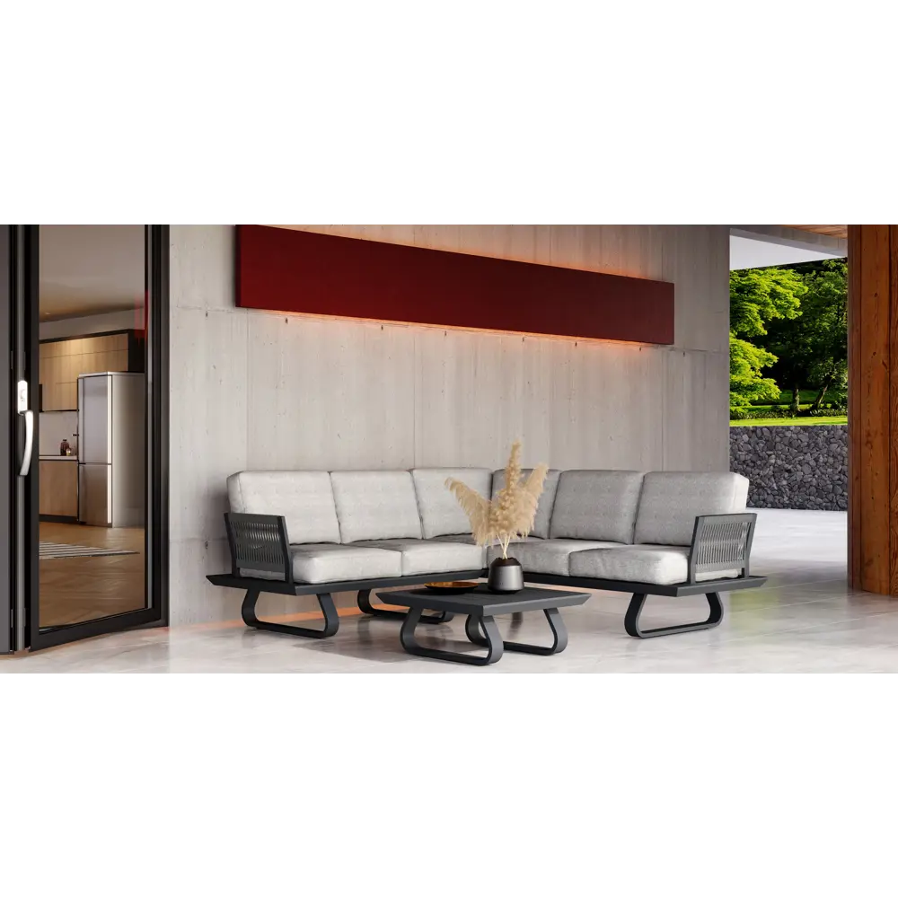 BEGINIA Bering — садовый комплект с подушками для 5 персон 89384559 STLM-1578115 - Вид №9