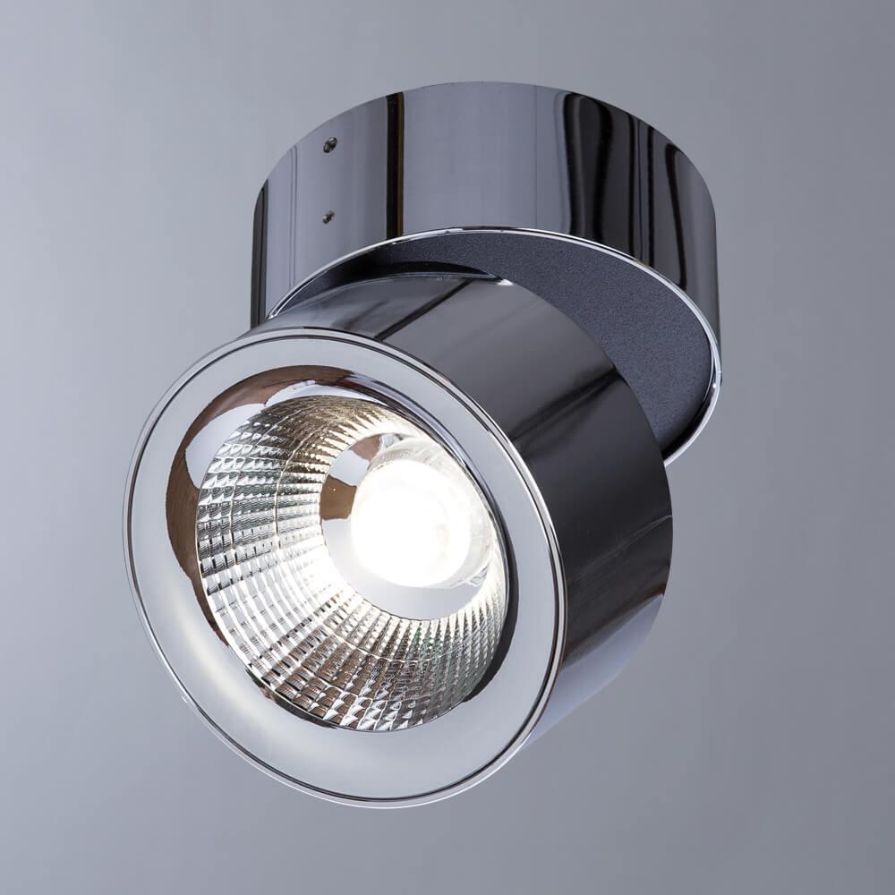 Спот потолочный светодиодный поворотный хром Urchin 1295/02 PL-1 DIVINARE URCHIN 00-3891503 Хром  - Вид №2