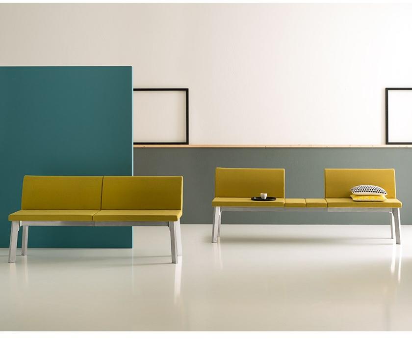 Pointhouse Тканевая раздвижная скамья со спинкой Krono sun-id-1502098 - Вид №1