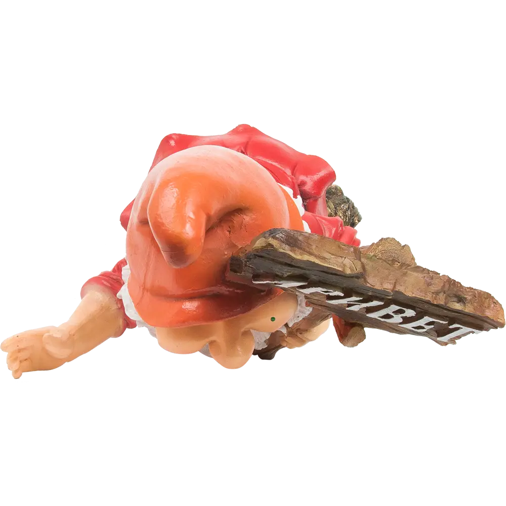 Santreyd Гном садовый с табличкой «Привет» и петухом - яркое украшение участка 82563161 STLM-0030078 - Вид №2