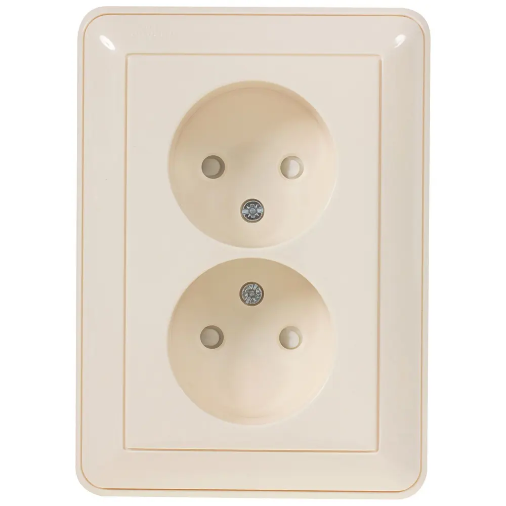 SYSTEME ELECTRIC Двойная розетка W59 со шторками безопасности 18799308 STLM-0012753