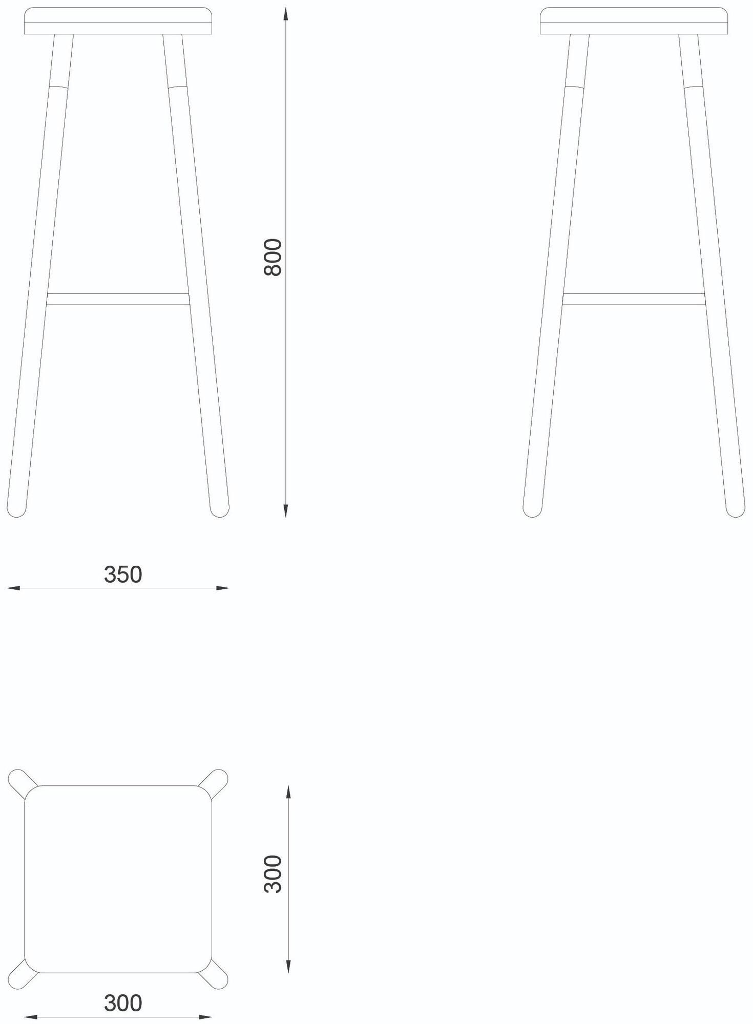 Askia Высокий табурет со встроенной подушкой Marco sun-id-1454597 - Вид №11