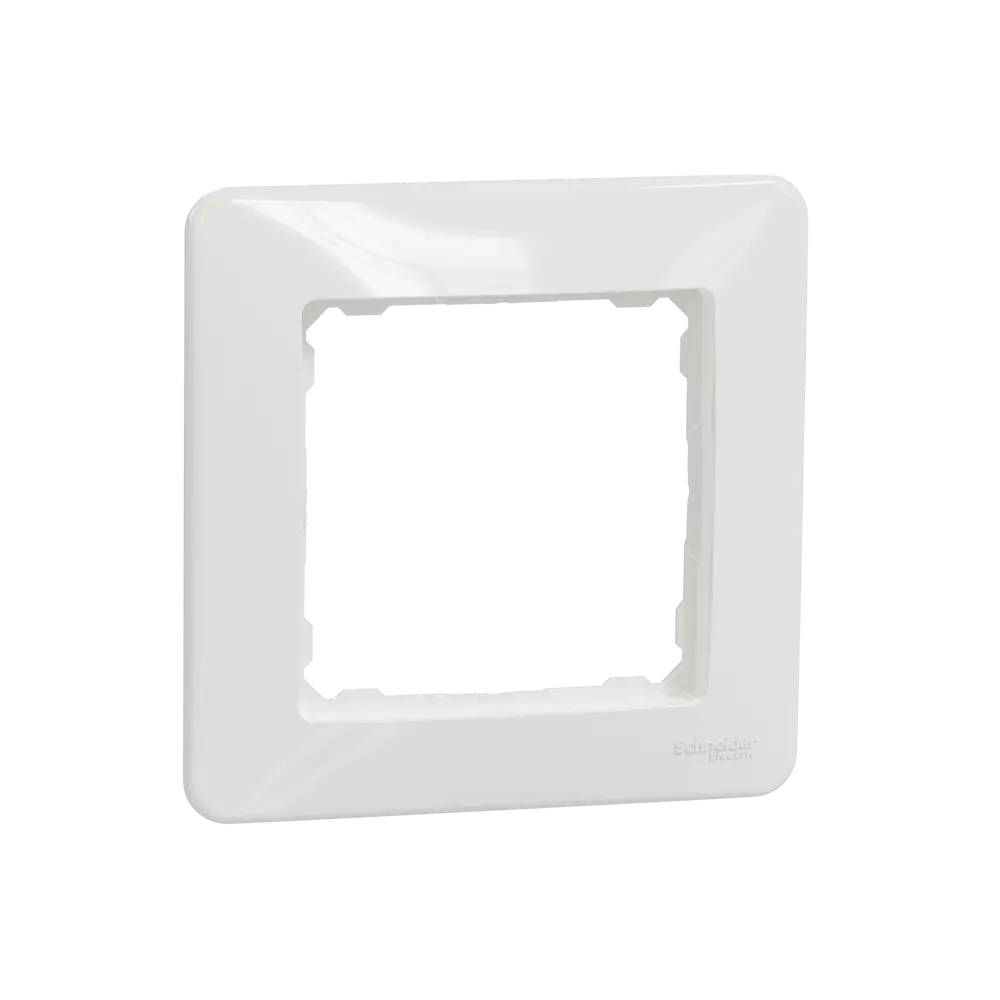 Рамка для розеток и выключателей Systeme Electric Sedna Design 1 пост, цвет белый STLM-2040098 - Вид №1