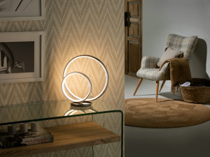 087372 Настольная лампа хром Schuller Omega