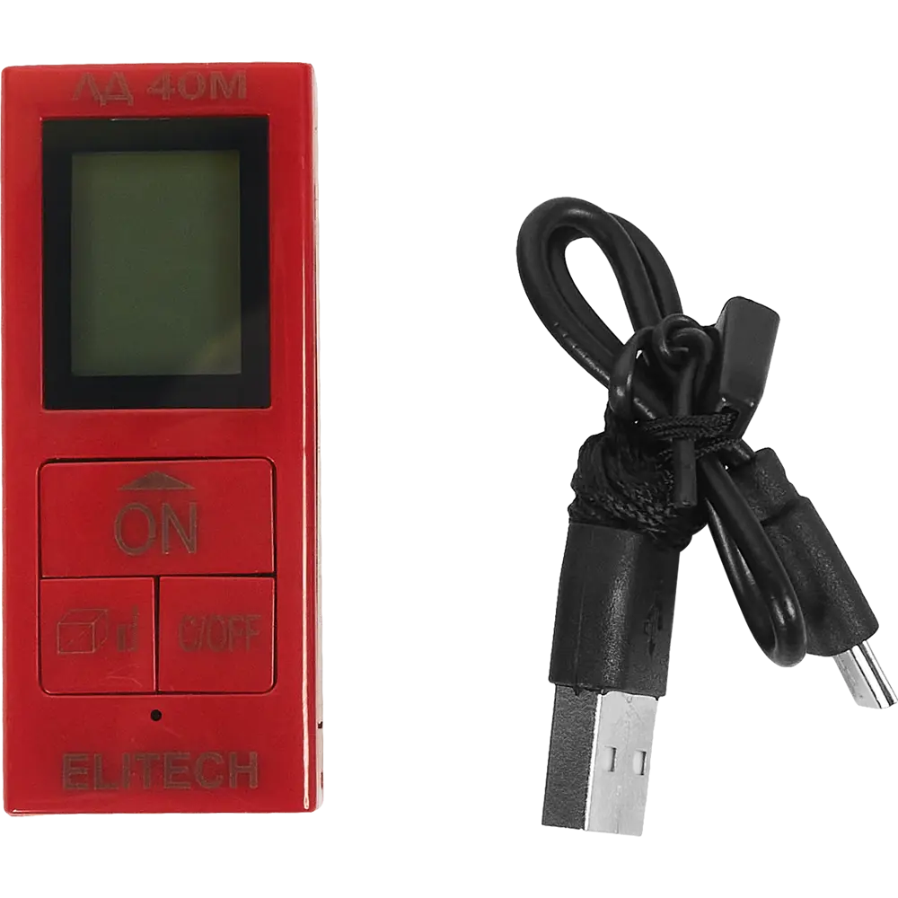 Лазерный дальномер Elitech ЛД 40М — точность в компактном корпусе 86984473 STLM-0072656 - Вид №3