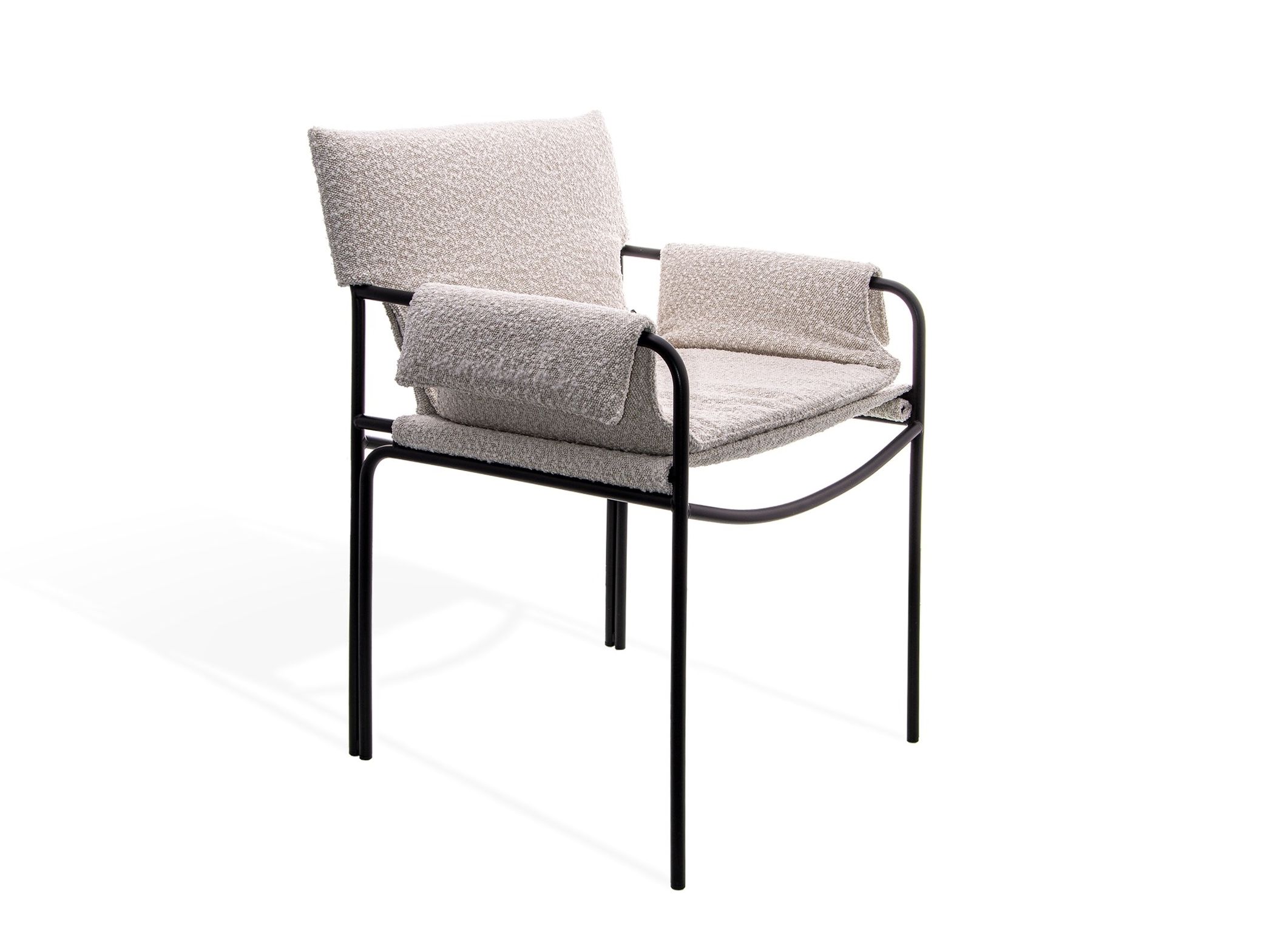 Тканевый стул с подлокотниками KFF Loop Lounge ARCH-00024085