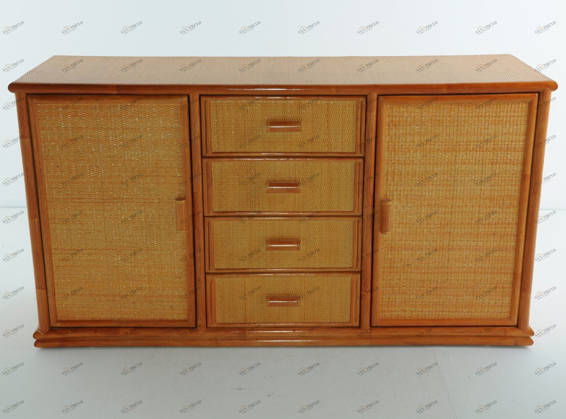 Комод из ротанга коричневый "Коньяк" 08/32 VINOTTI  00-3885292 Коричневый 