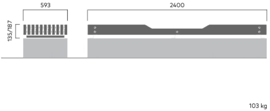 VESTRE Скамейка из сосны без спинки sun-id-1404206 - Вид №16