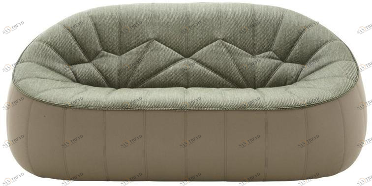 Ligne Roset 2-местный тканевый садовый диван Ottoman 18221405-18221505