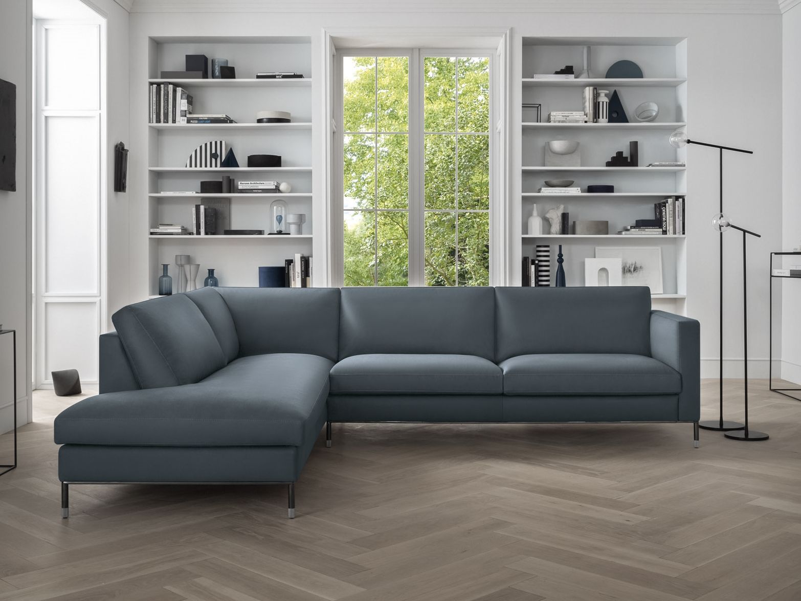 Угловой диван из ткани Felis Softliving ARCH-00057098