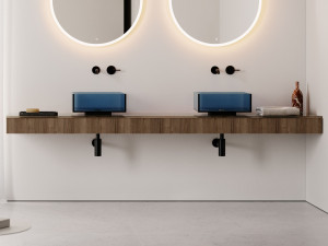 Двойной подвесной умывальник