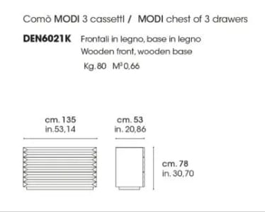 Комод из грецкого ореха Modesign Modi ARCH-00027461 - Вид №8