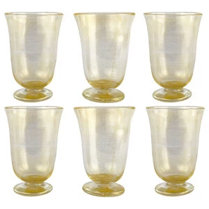 4460 ORIGINALMURANOGLASS Набор из 6 стаканов - Беллини - муранское стекло OMG 8 см