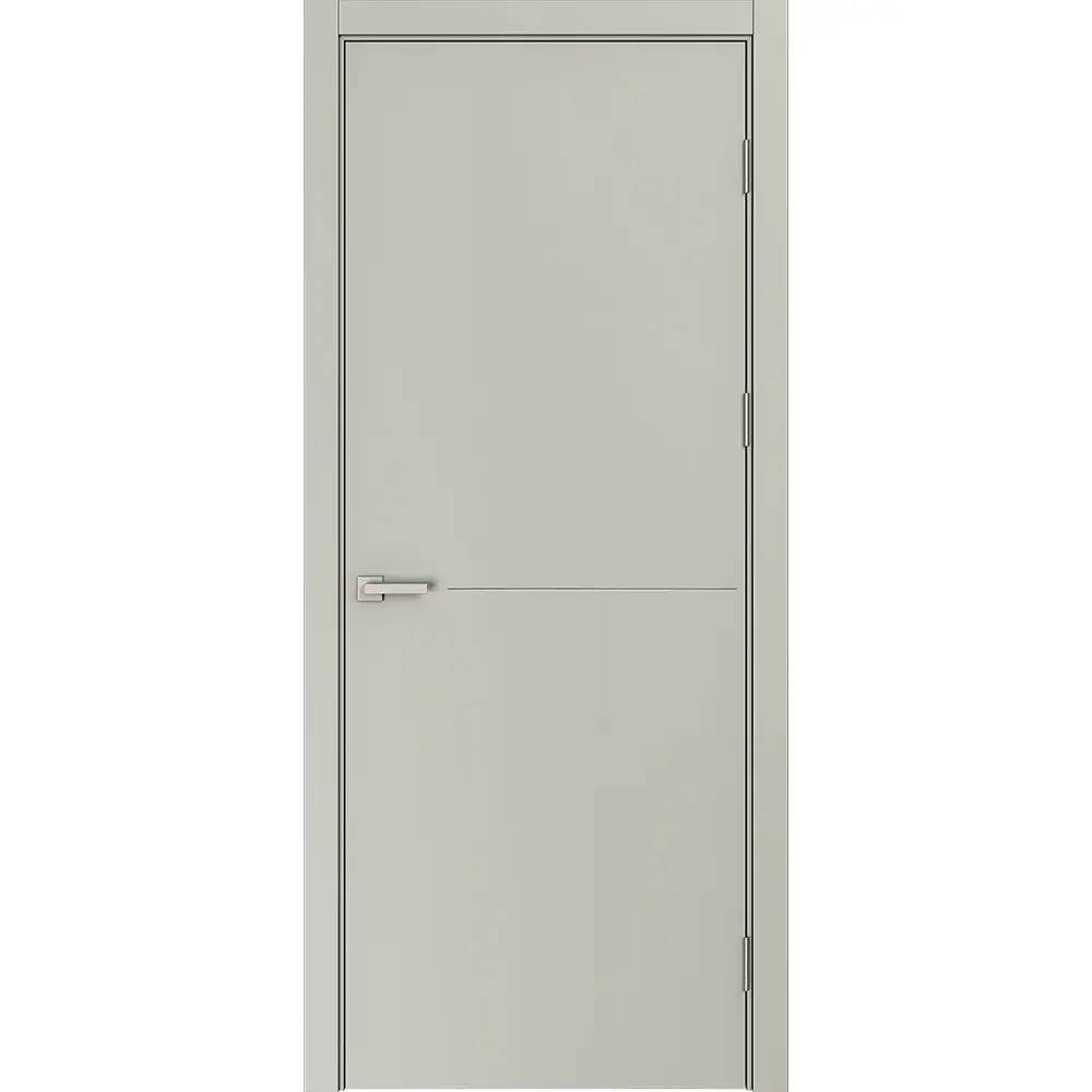 Дверь межкомнатная глухая Николь 90x210 см эмаль цвет шелк с замком и без петель 89464696 STLM-2100332 BELWOODDOORS 