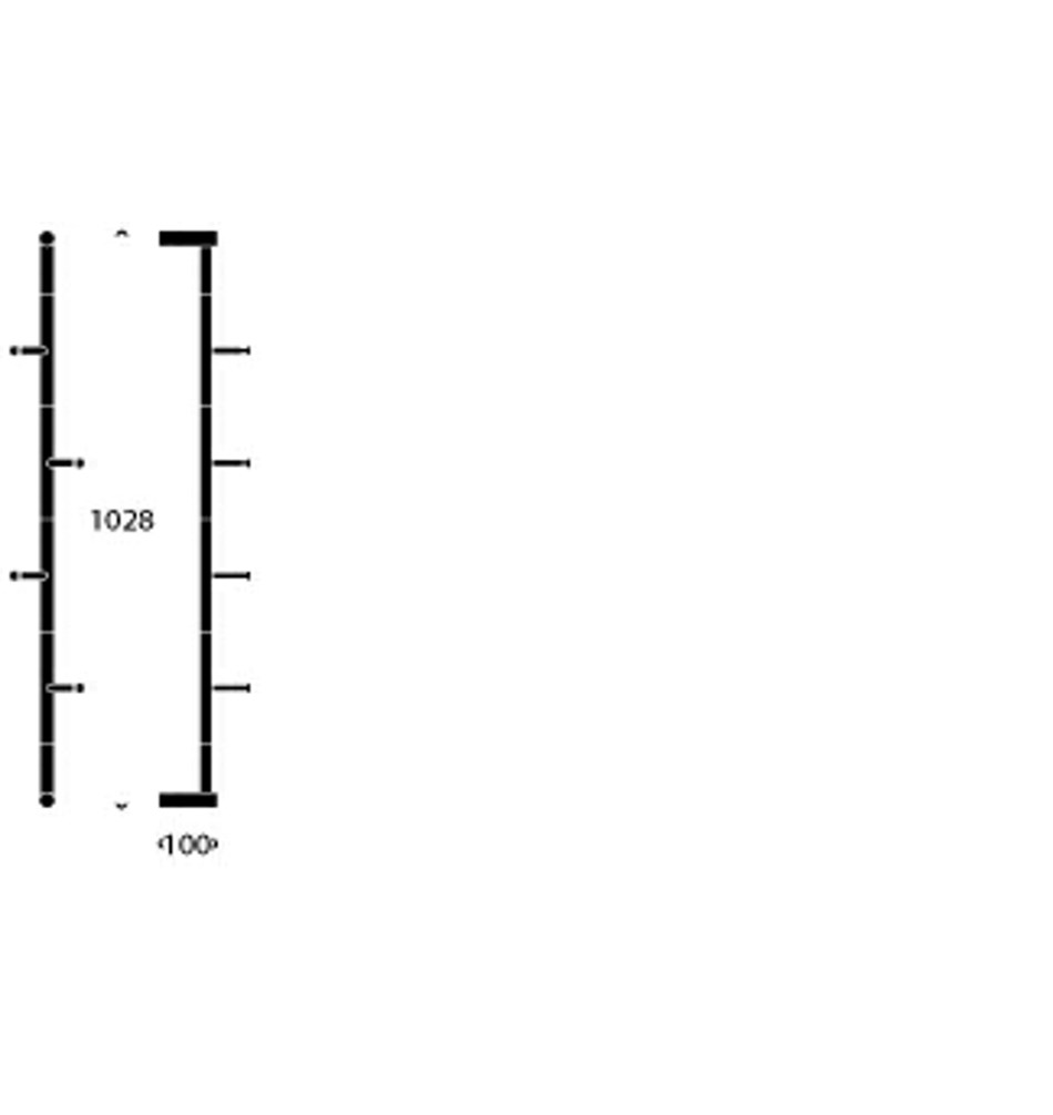 FROST Подставка для прихожей 3 » полированная Нержавеющая сталь Полированный O1904  - Вид №1