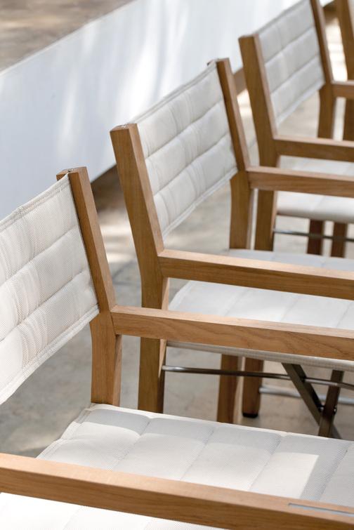 Стул бронза Manutti Cross MNST118 - Вид №3