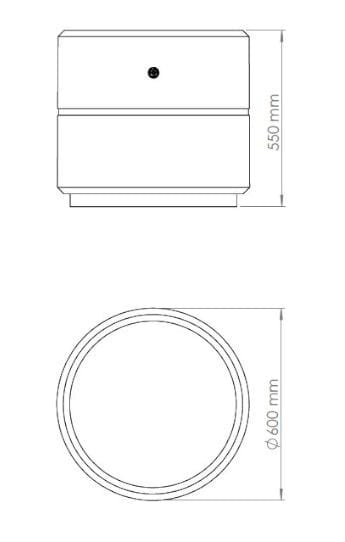 Бетонная плантатор ENCHO ENCHEV - ETE 16/26 ARCH-00092717 - Вид №8