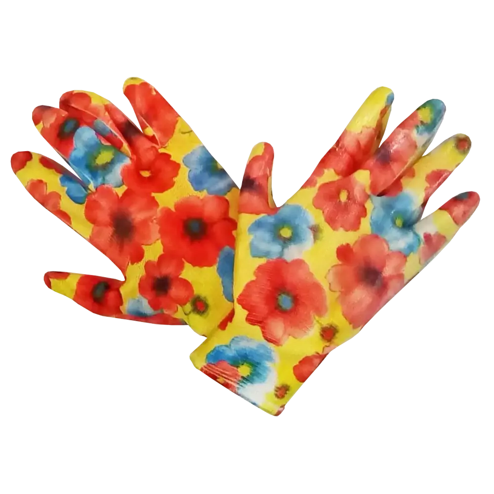 Перчатки садовые GARDEN FLOWERS GF-PN-03М размер М 82842735 STLM-2188863 