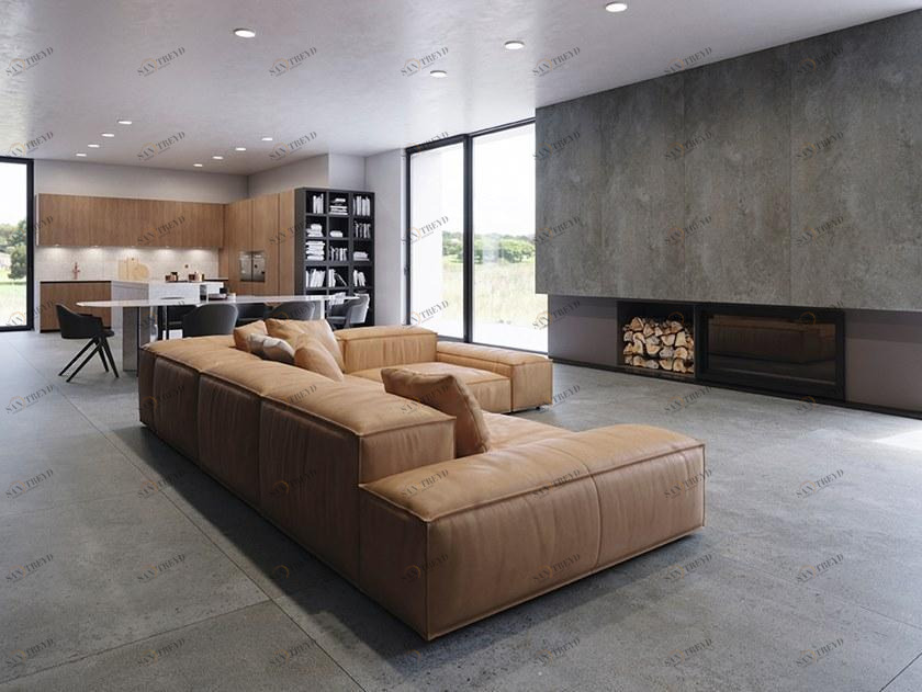 Inalco Пол из керамогранита под бетон Mdi | islimm® sun-id-1394327