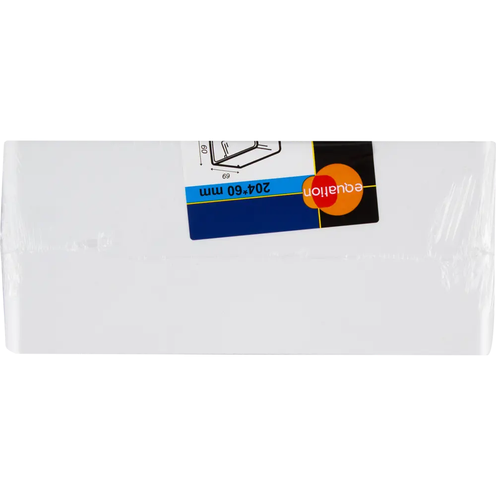 Соединитель вентиляционных каналов EQUATION с обратным клапаном 60×204 мм 18156257 STLM-0009734 - Вид №2