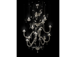 Светодиодная люстра из муранского стекла