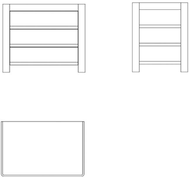 Morelato Прямоугольная прикроватная тумбочка из вишневого дерева с ящиками Fedele 1368 - Вид №1