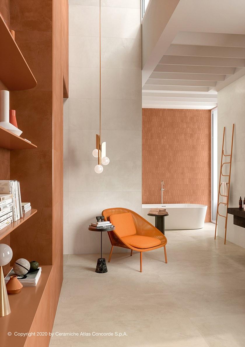 Atlas Concorde Белая плитка для стен с эффектом смолы Prism sun-id-1514355 - Вид №70