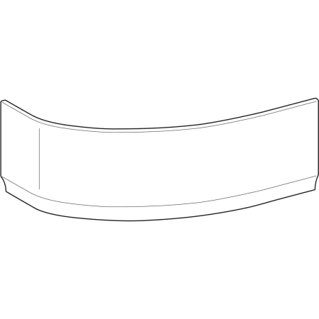 554.825.01.1 Передняя обшивка Geberit Renova для асимметричной ванны, левая Geberit  - Вид №1