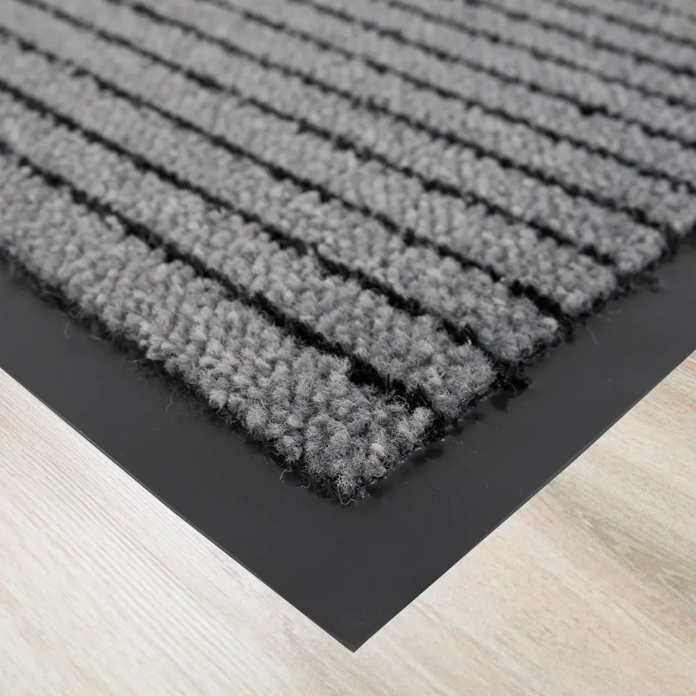 Коврик «Clean Stripe», 60x90 см, ПВХ/полипропилен, цвет серый REMILING STLM-2205096 - Вид №1
